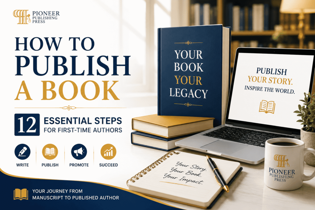How to Publish a Book for the First Time Author: 12 Essential Steps & Everything Authors Need to Know